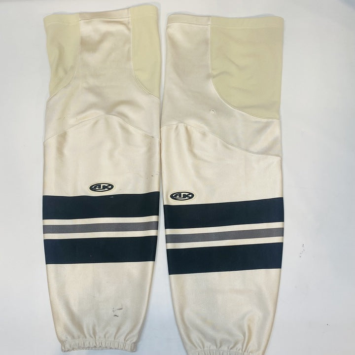 ECHL - D'OCCASION - Chaussettes de sport en tricot - Crème/Noir/Gris
